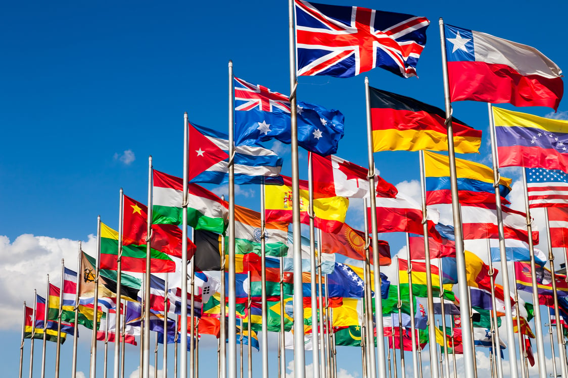 International flags